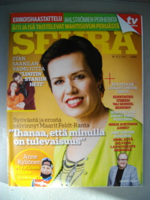Seura lehti Nro 8/2013 (16.3)