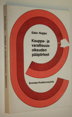 Esko Hoppu : Kauppa- ja varallisuusoikeuden pääpiirteet