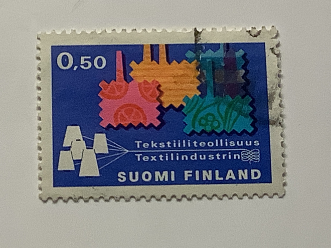 668 / 1970 Tekstiiliteollisuus o leimattu