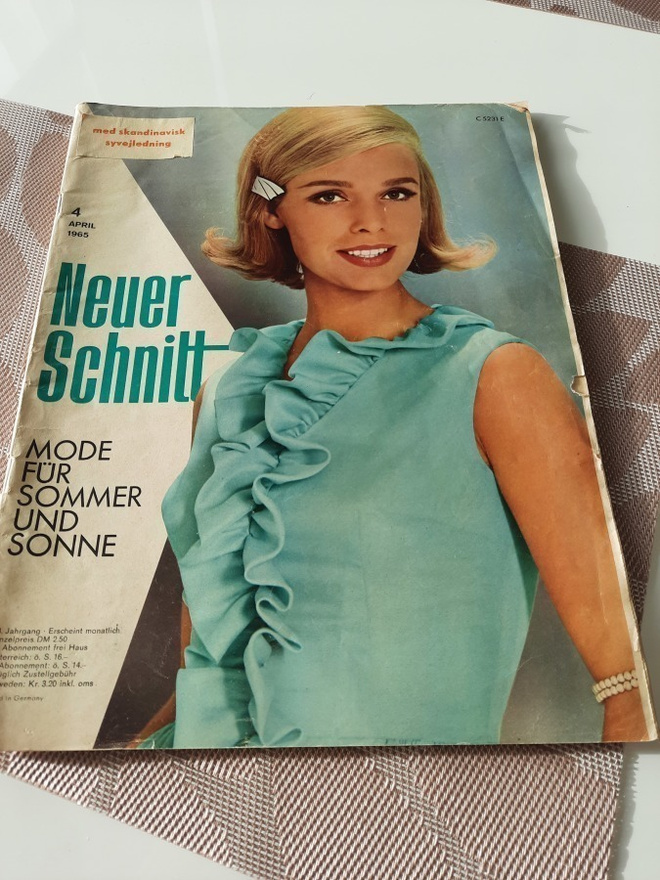 Vintage Neuer Schnitt kaavalehti