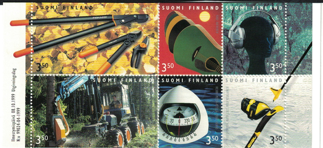 Suomalainen muotoilu, 1999, Vihko, postituore