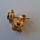 Upeat kultaiset 18K (750) korvakorut - pikkukuva 3