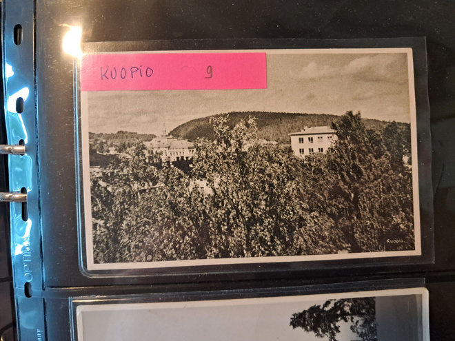 Kuopio,  kulkematon vanha kortti.
