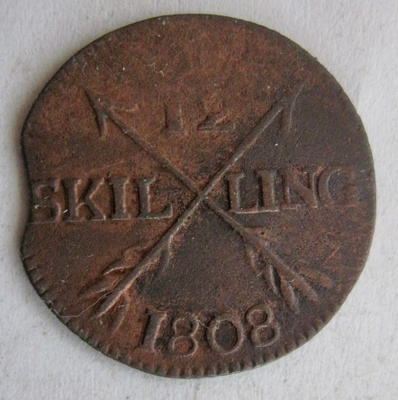 Ruotsi 1/12 skilling 1808