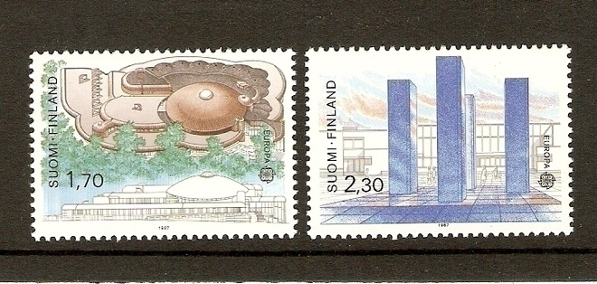 Suomi 1987 Eurooppa merkit (arkkitehtuuri)