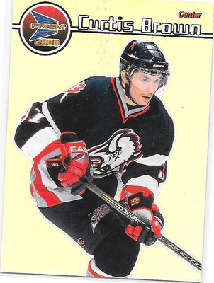 1999-00 Pacific Prism #18 Curtis Brown Buffalo Sabres