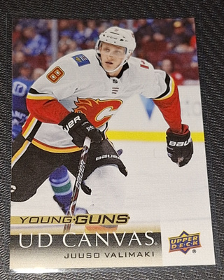 2018-19 Upper Deck Juuso Valimaki Young Guns Canvas Rookie