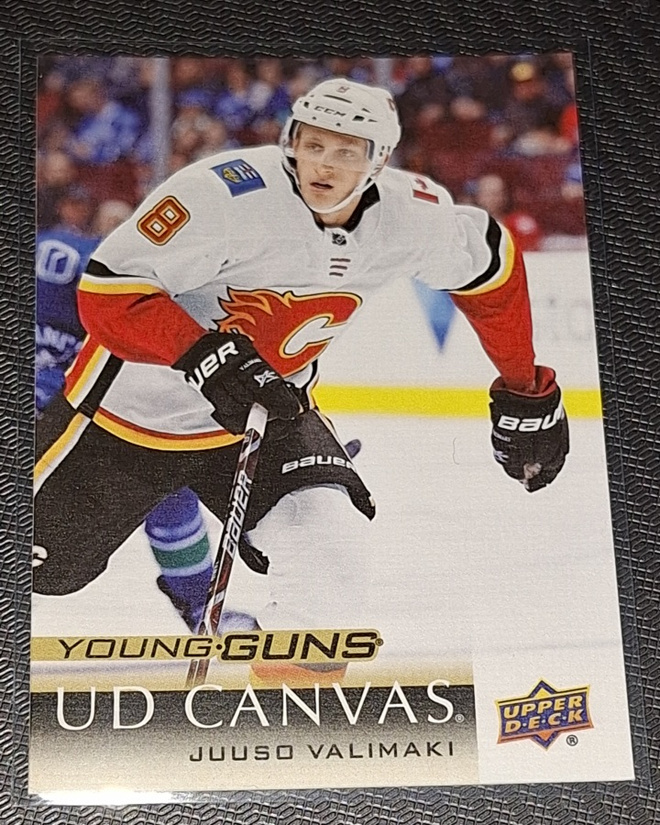 2018-19 Upper Deck Juuso Valimaki Young Guns Canvas Rookie