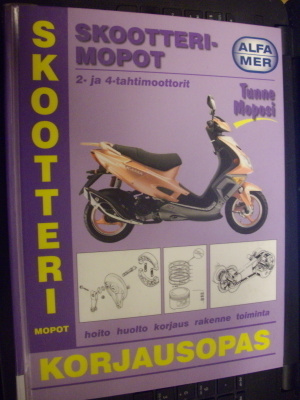 Skootterimopot Korjausopas 2- ja 4-tahtimoottorit