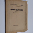 Folklivsstudier utgivna genom folkkultursarkivet I (lukem... - pikkukuva 1