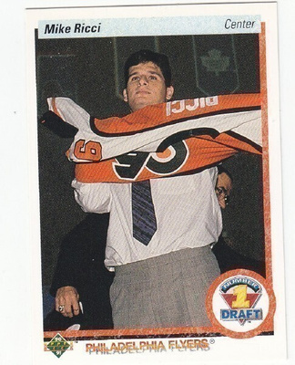 90-91 UD RC Mike Ricci