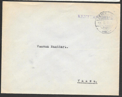 Kenttäposti - Kenttäpostia + Seinäjoki 11.2.1941