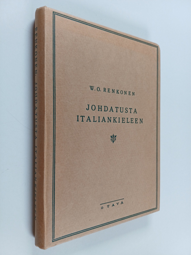 W. O. Renkonen : Johdatusta italiankieleen