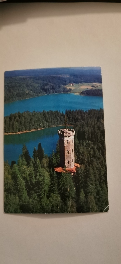 Hämeenlinna, Aulangon näkötorni, postikortti