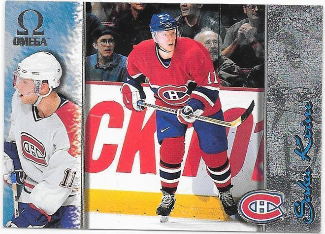 1997-98 Pacific Omega #118 Saku Koivu Montreal Canadiens