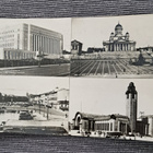 Helsinki, vanha kortti, kortissa neljä kuvaa, kulk. 1935 - pikkukuva 1