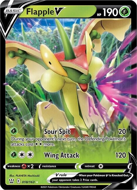 Flapple V 018/163 - Battle Styles - NM/M