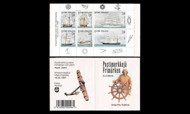 1380-5V35 ** Purjelaivoja vihko (1997)