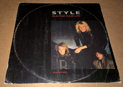 STYLE RUN FOR YOUR LIFE 12" MAXI 45 RPM ESCAPE MIX