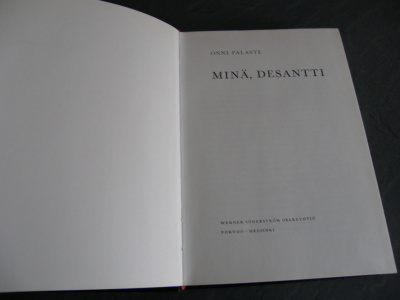 Onni Palaste Minä, desantti