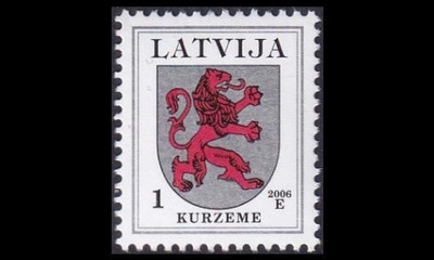 Latvia 371D_IX ** Käyttösarja vaakuna 1 S -06 (1994)