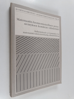 Matemaattis-luonnontieteellisen perussivistyksen komitean...