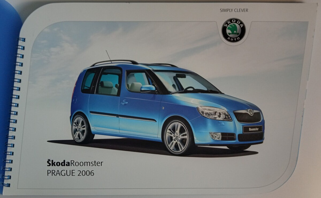 Skoda Roomster -lehdistökansio