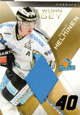 2010-11 Cardset DWIGHT HELMINEN Pelicans Jersey