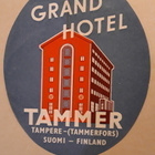 Matkalaukkumerkki tai hotellimerkki, Hotelli Tammer, Tampere - pikkukuva 2