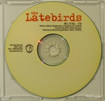 The Latebirds • Will To Fall PROMO CD-Single