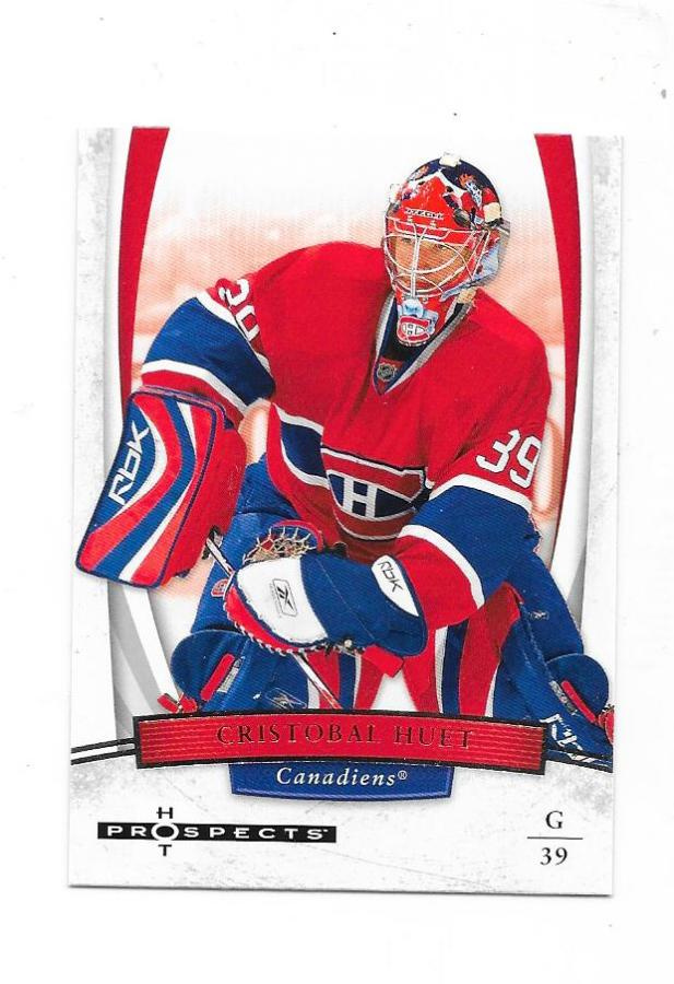 2007-08 Fleer Hot Prospects #17 Cristobal Huet Montreal MV