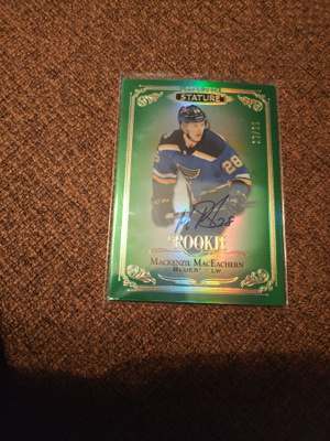 Mackenzie Maceachern 19-20 UD Stature Rookie auto /85 #121