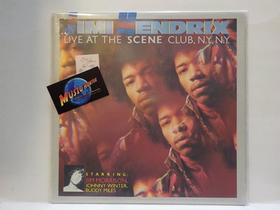 JIMI HENDRIX - LIVE AT THE SCENE CLUB, N.Y, N.Y EX+/M- LP