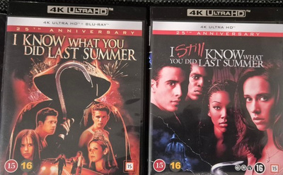 Tiedän mitä teit viime kesänä 1 & 2 -Blu-Ray 4K