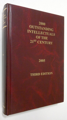 2000 Outstanding Intellectuals of the 21st Century : 2005