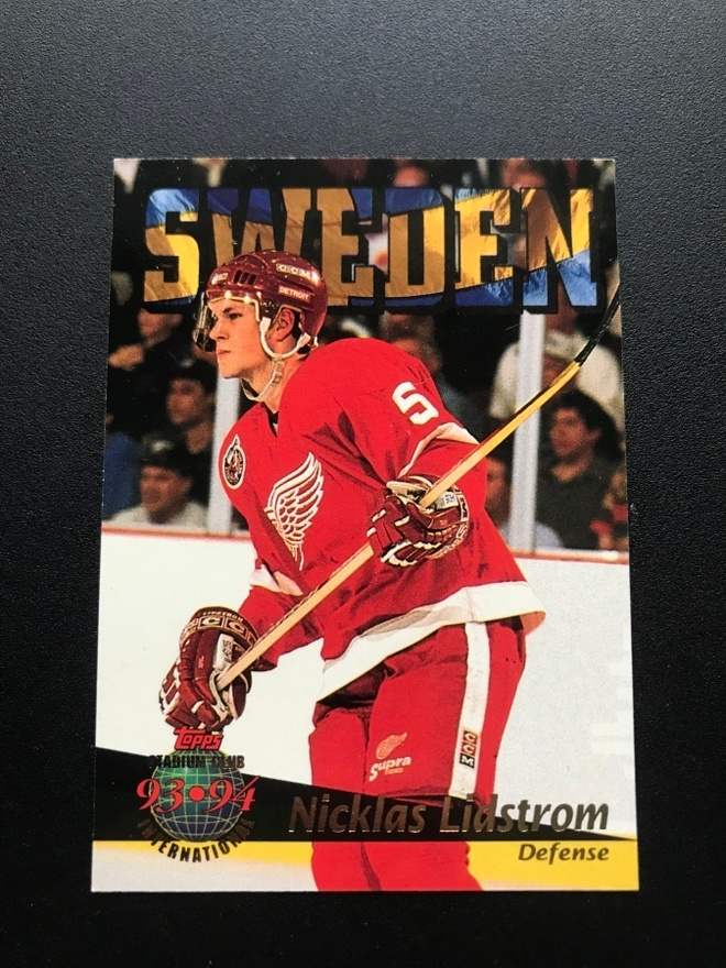 1993-94 Stadium Club Nicklas Lidstrom #429