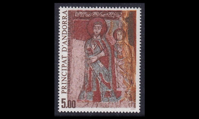 Andorra Fr 365 ** Uskonnollinen taide (1985)