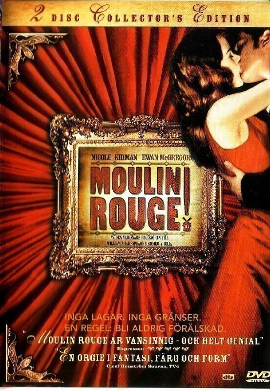 dvd, Moulin Rouge! - 2 dvd [draama, musikaali]
