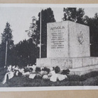 Ahvolan taistelujen (v. 1918) muistomerkki kukitettuna, k.-k - pikkukuva 1