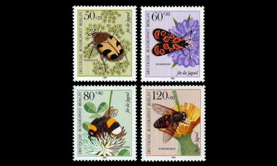 Berlin 712-5 ** Pölyttäjähyönteisiä (1984)