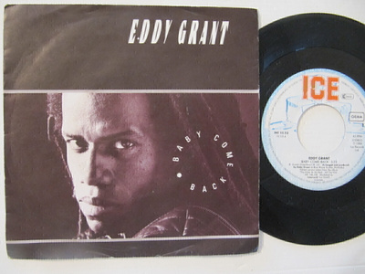 Eddy Grant Baby Come Back 7" sinkku