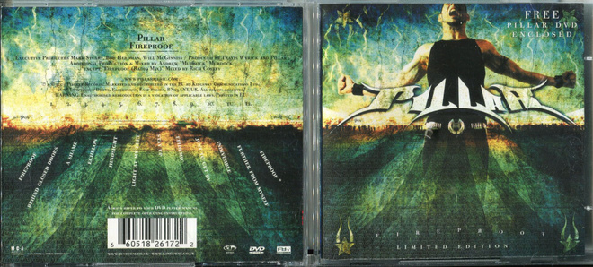 PILLAR . CD + DVD LEVYT . FIREPROOF . LIMITED EDITION