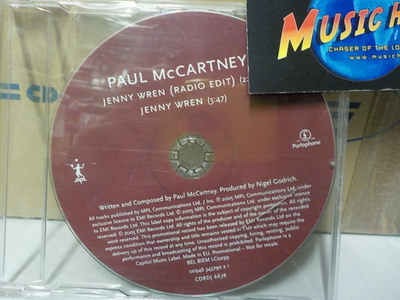 PAUL MCCARTNEY - JENNY WREN PROMO CDS