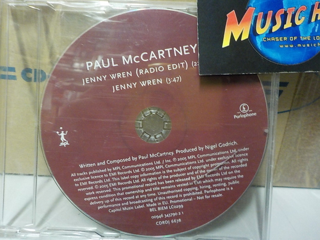 PAUL MCCARTNEY - JENNY WREN PROMO CDS