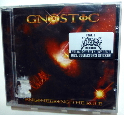 GNOSTIC Engineering the rule CD Atheist UUSI Avaamaton