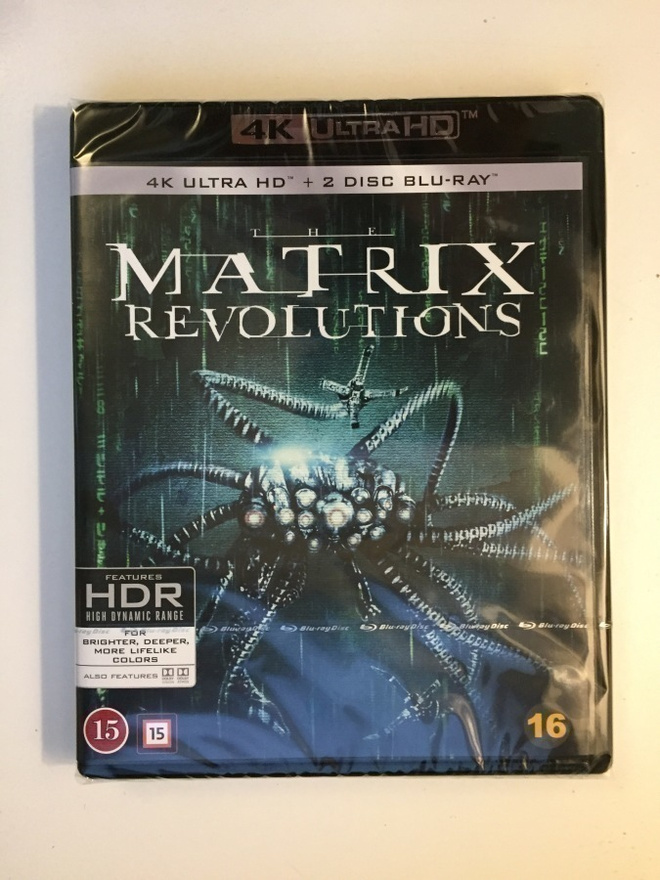 MATRIX - REVOLUTIONS (4K Ultra HD + 2 levyn Blu-ray) UUSI