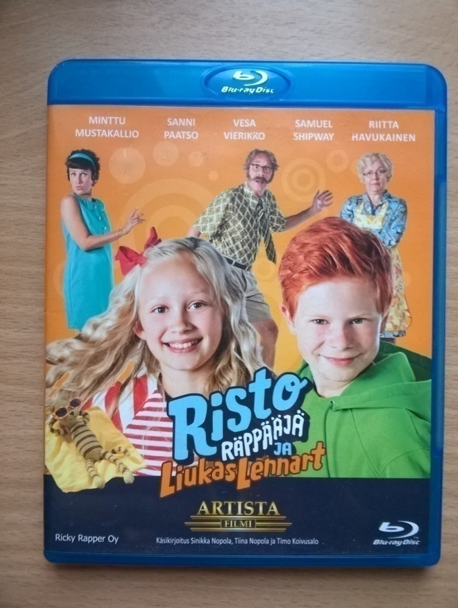 Risto Räppääjä Ja Liukas Lennart Blu-Ray