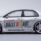 042. Kentoys 'Mitsubishi Lancer Evolution VIII' pienoismalli - pikkukuva 3
