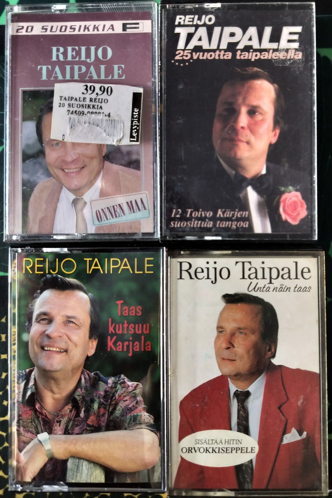 REIJO TAIPALE 4 KPL kasetteja 20 Suosikkia ym.