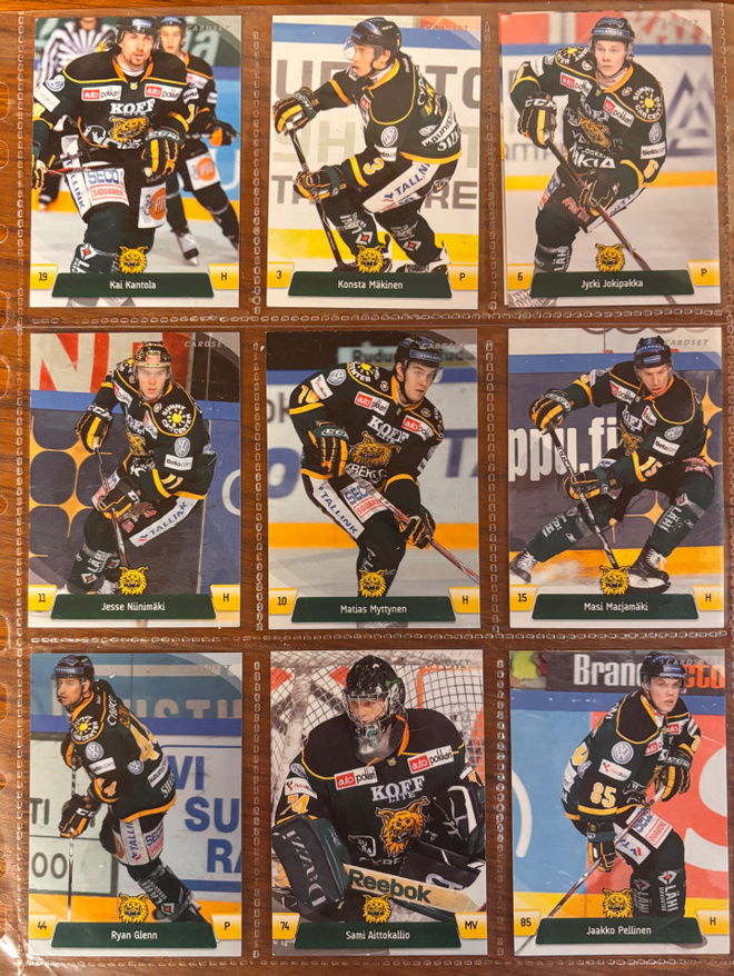 Tampereen Ilves pelaajia